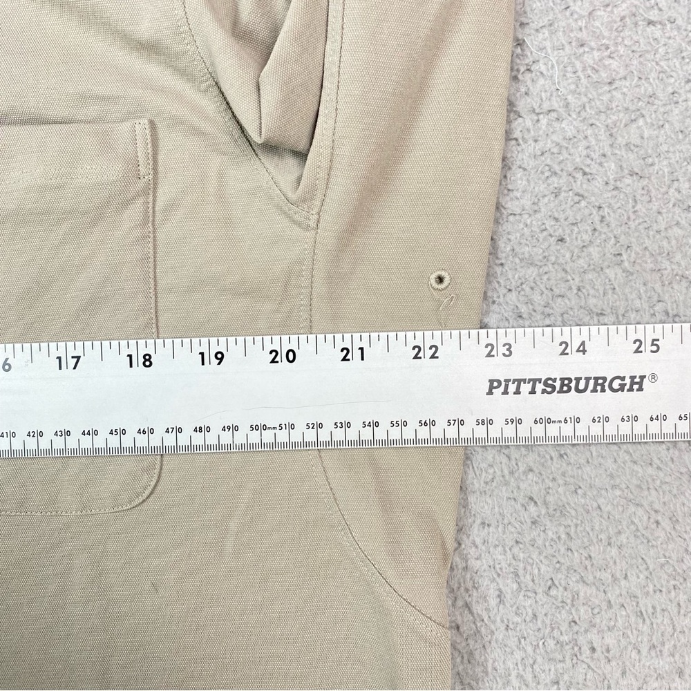 Lululemon Commission Tan Long Sleeve Button Up Shirt Men’s Size L Estimated - Picture 4 of 8